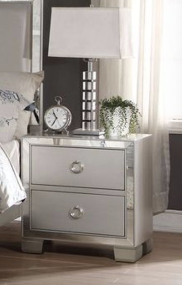 Voeville II - Nightstand - Silver