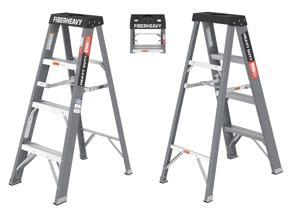 High Quality Fibreglass Step Ladder