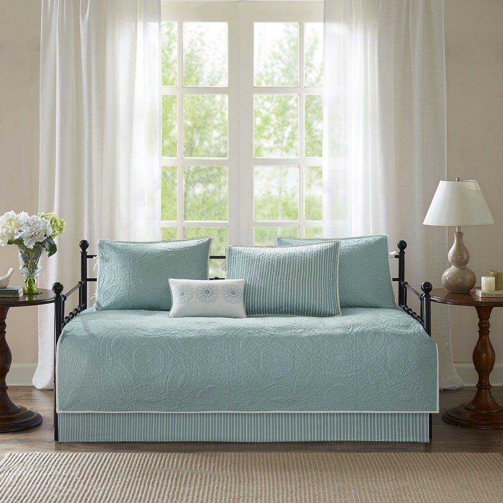 Peyton - Reversible Daybed Cover (Set of 6) - Blue