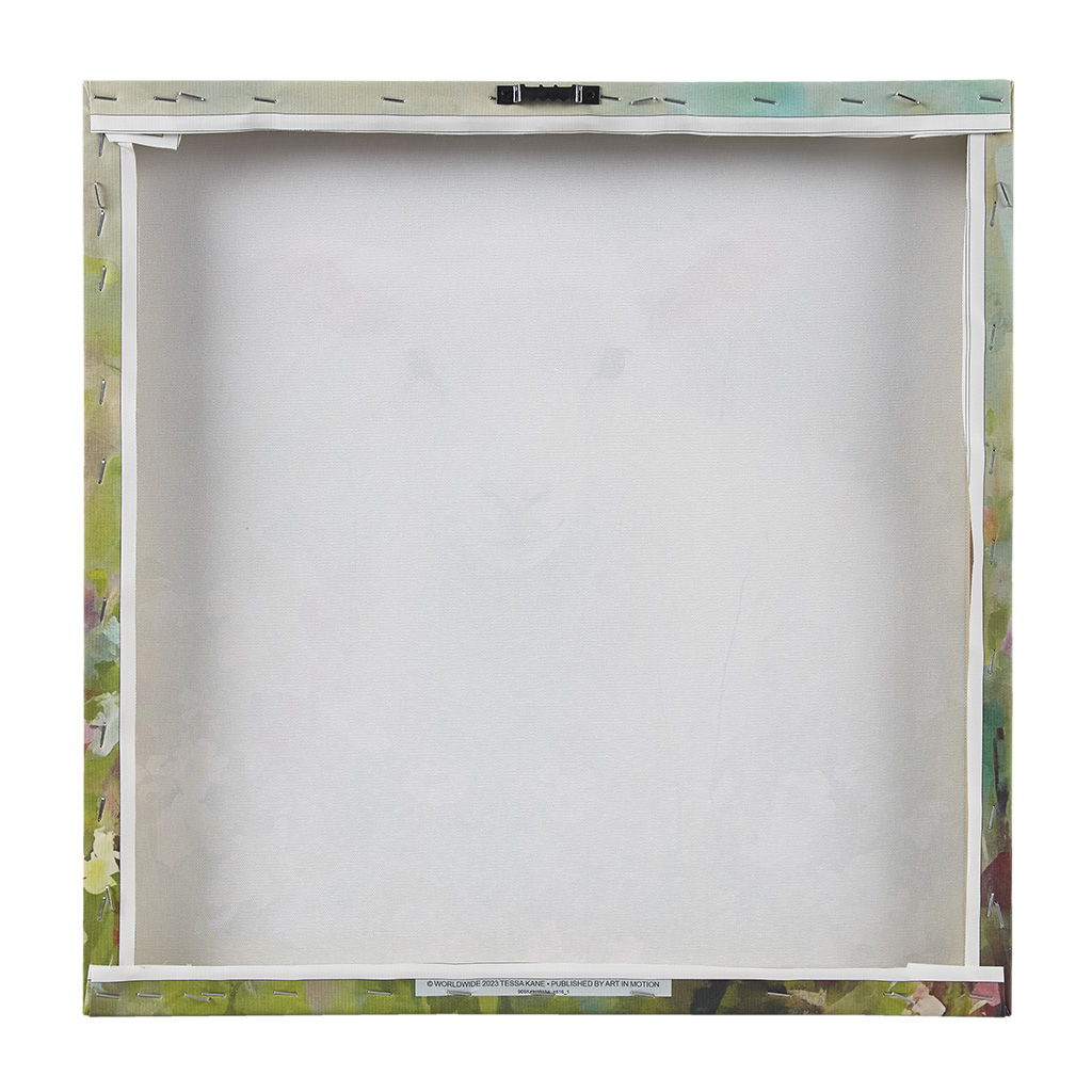 Sunshine Animals - Lamb Canvas Wall Art - Green Multi