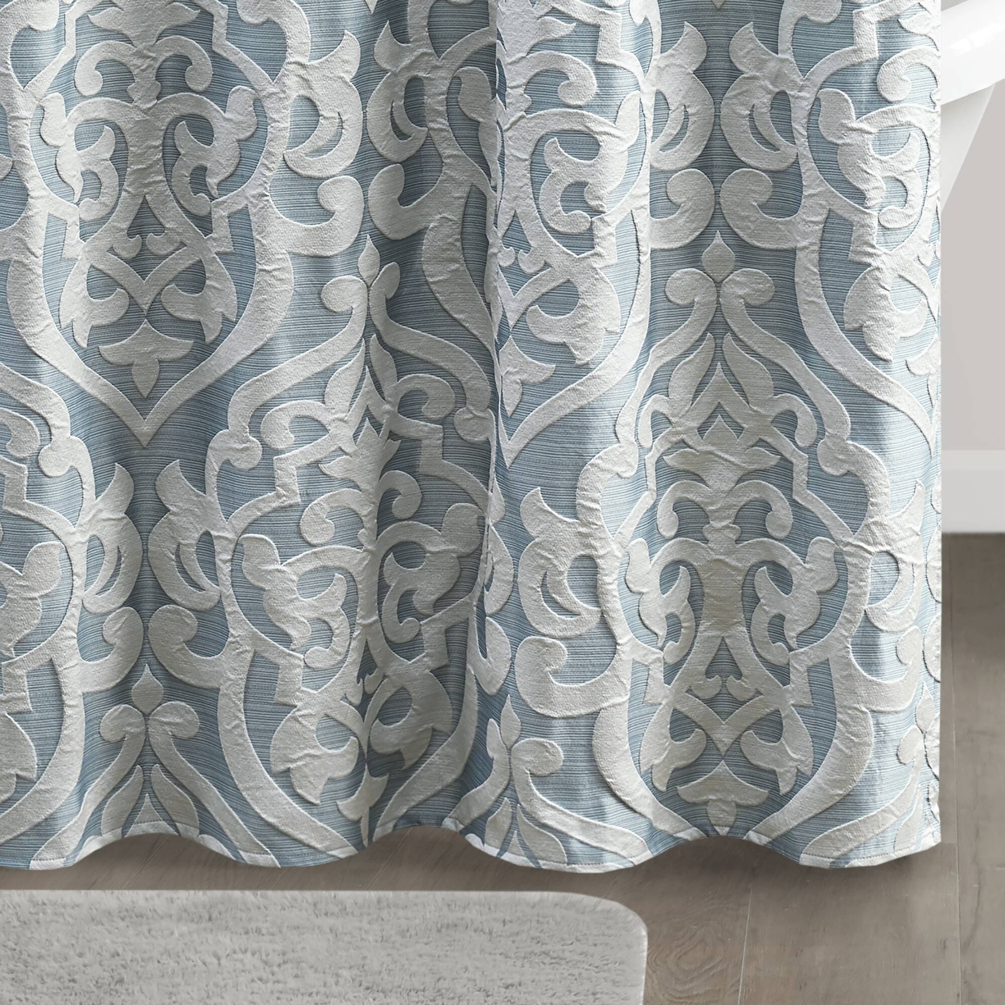 Odette - Shower Curtain - Aqua