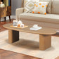 51'' Tapered Tabletop Coffee Table (NATURAL WOOD)