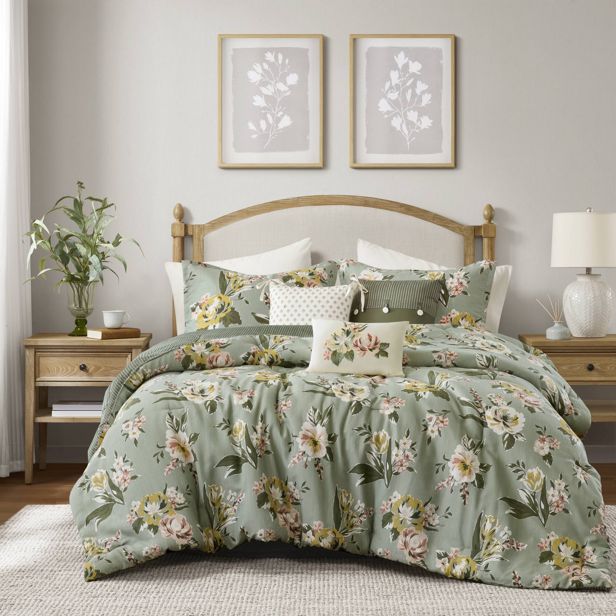 Salara - Comforter Set - Green