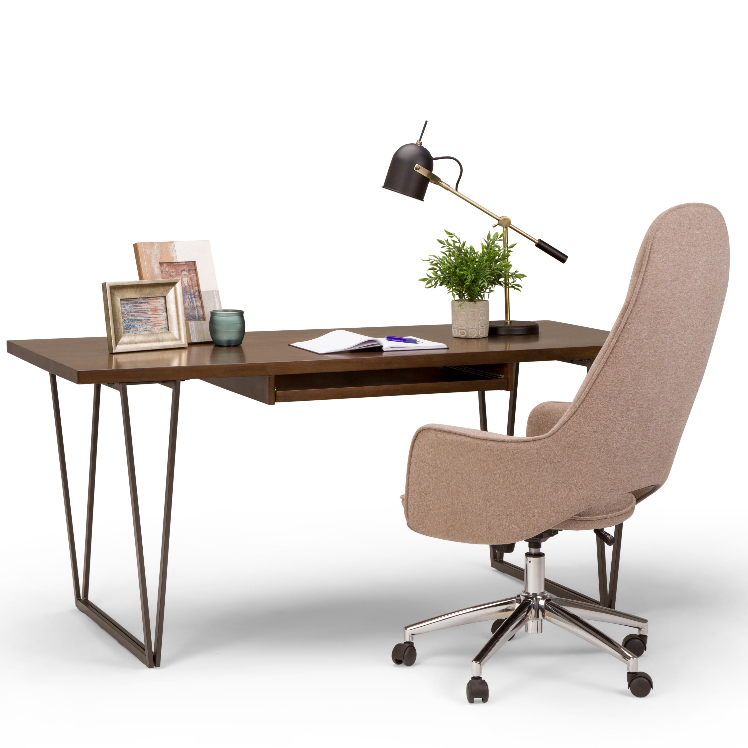 Ryder - Desk - Natural Aged Brown