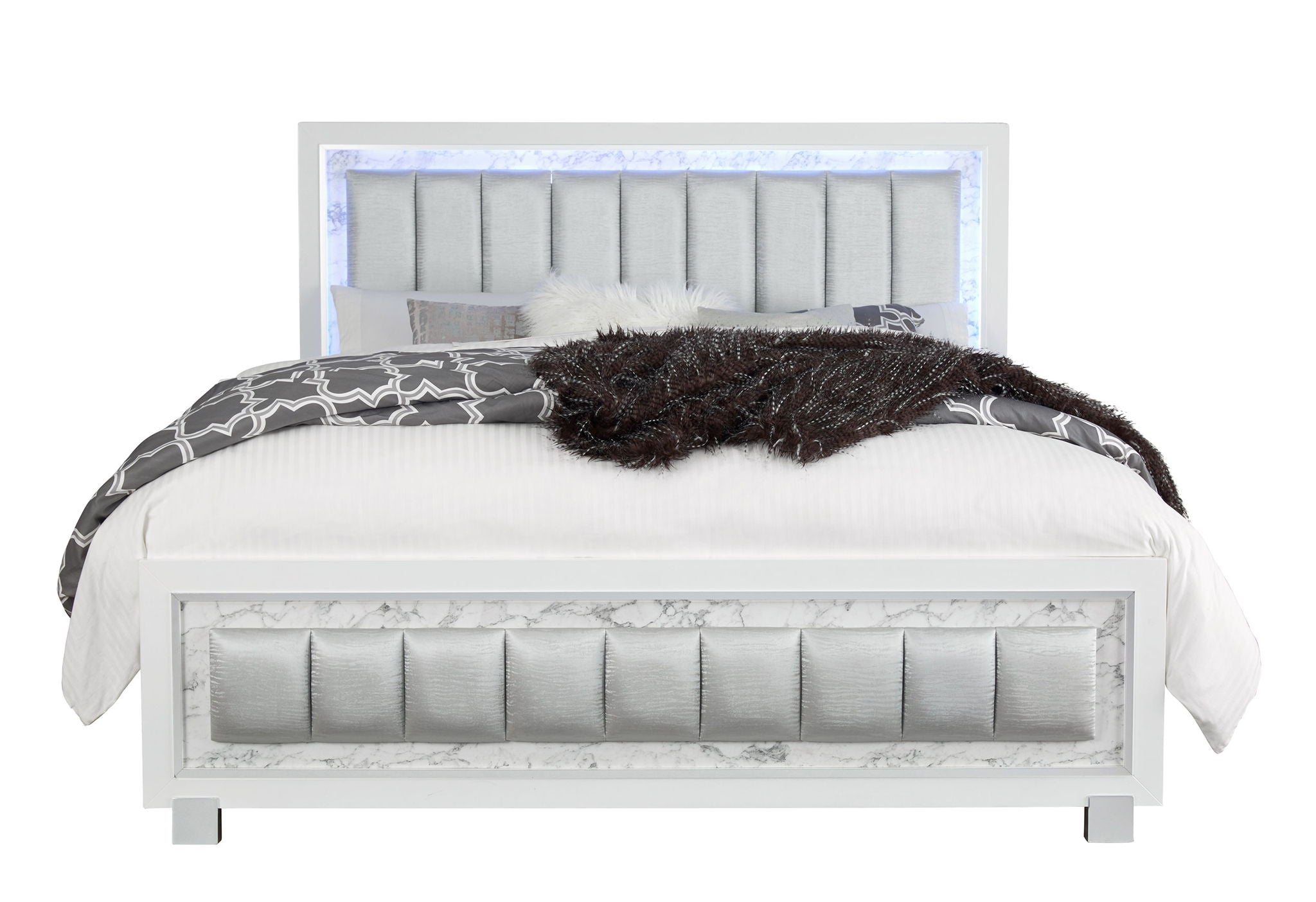 Santorini - Queen / King Bed Side Rails - White