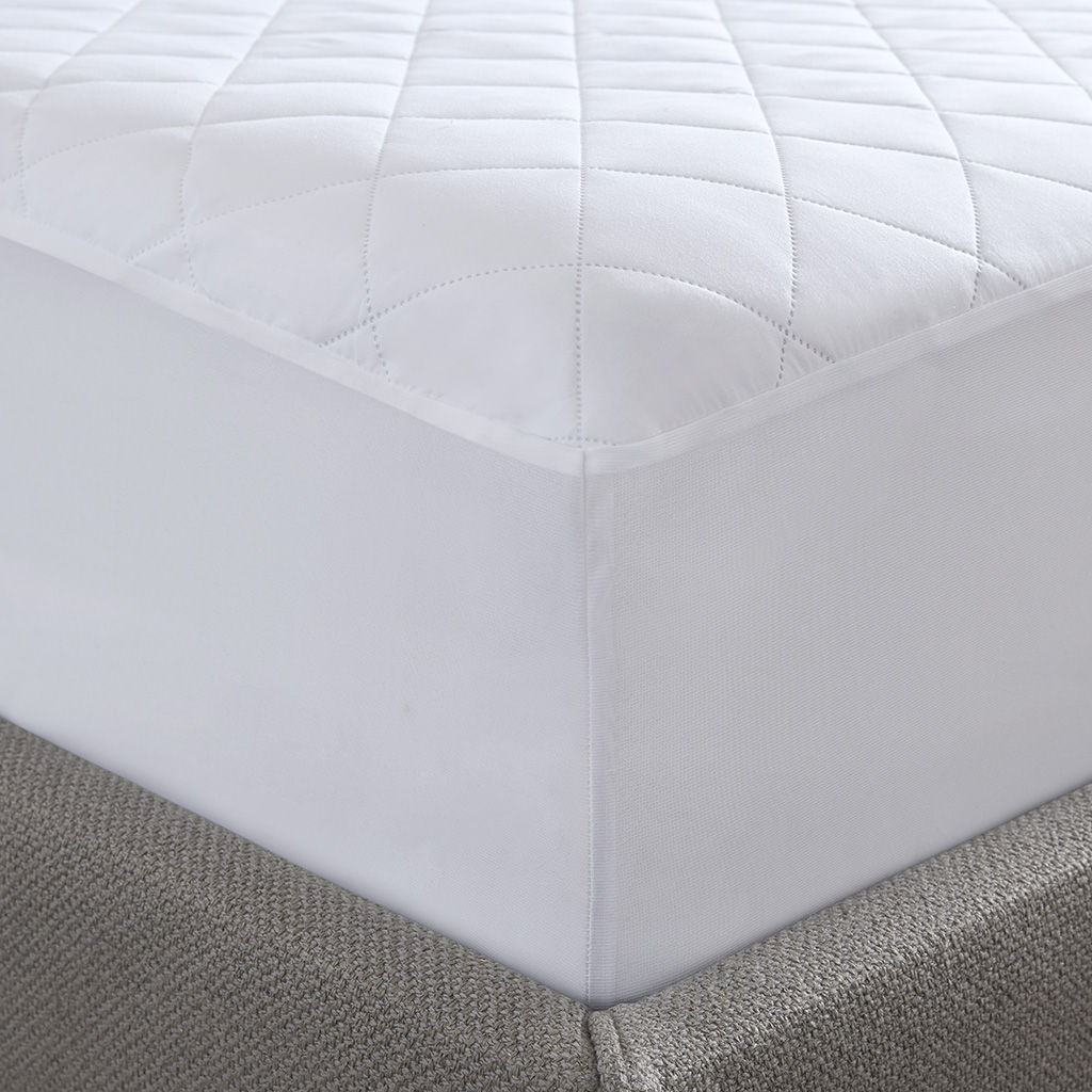 Microfiber Essential - King Mattress Pad - White