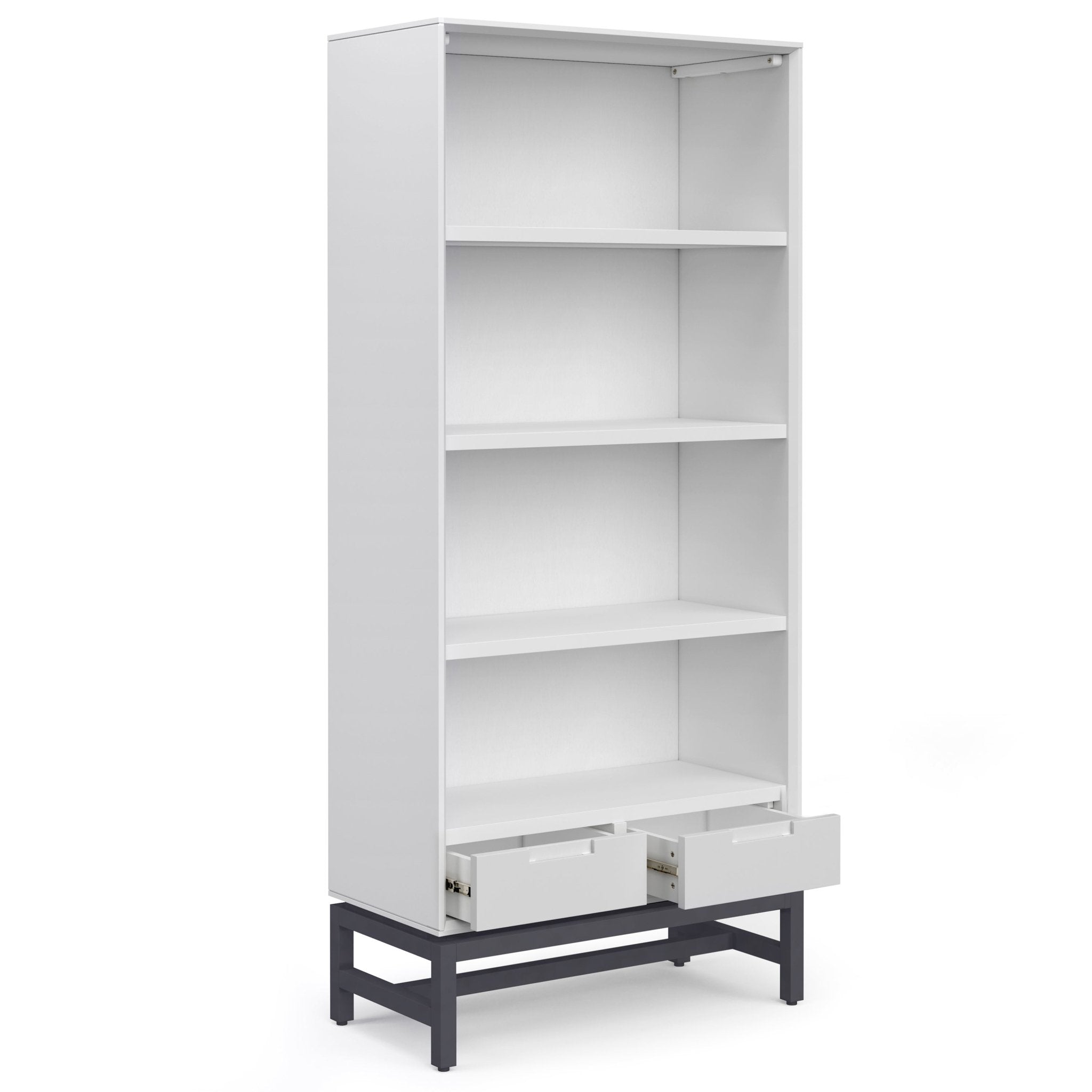 Banting - Mid Century Bookcase - White