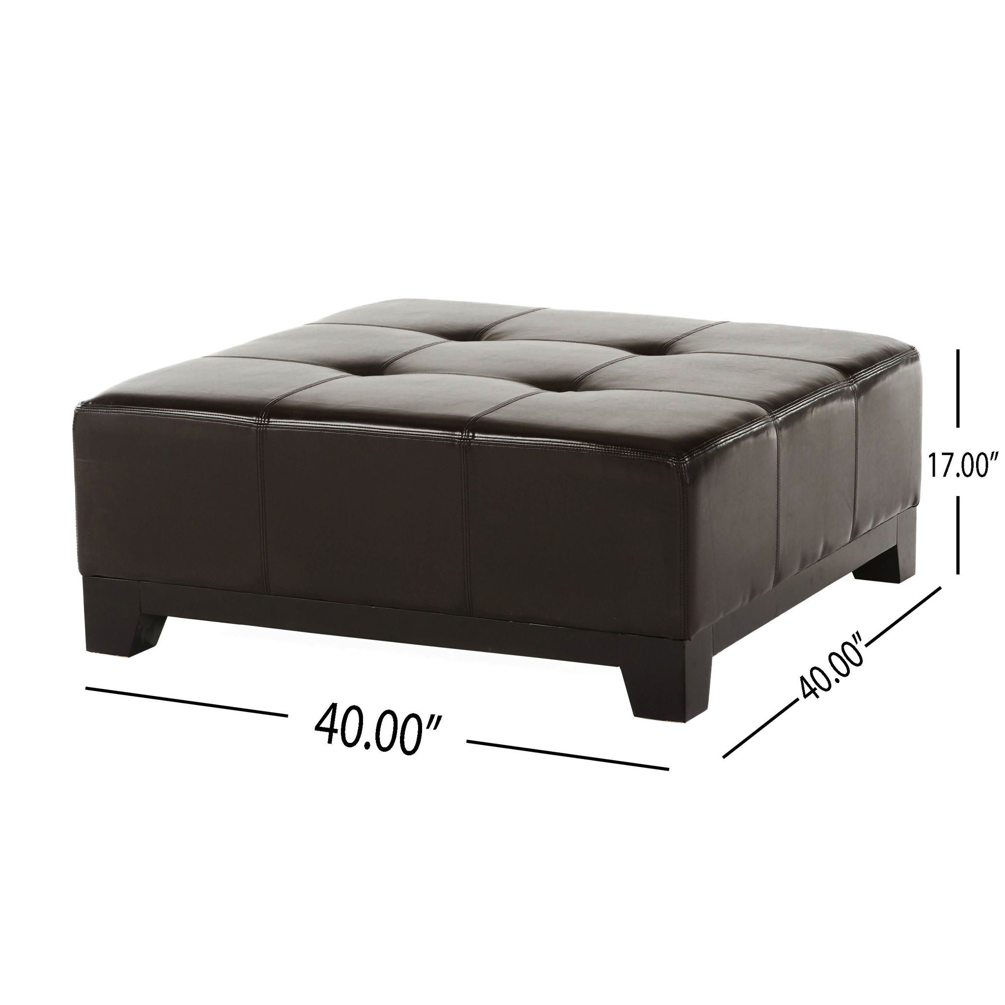 Darlington - Ottoman Coffee Table - Espresso Brown