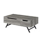 ACME Throm Coffee Table w/Lift Top, Gray Oak Finish LV00832