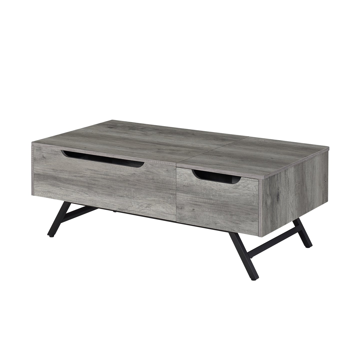 ACME Throm Coffee Table w/Lift Top, Gray Oak Finish LV00832