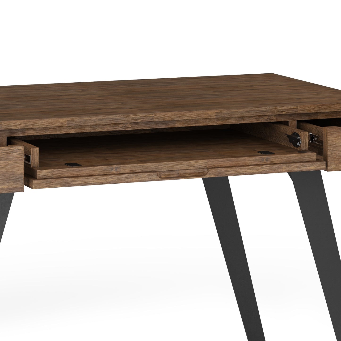 Lowry - Small Desk - Rustic Natural Aged Brown