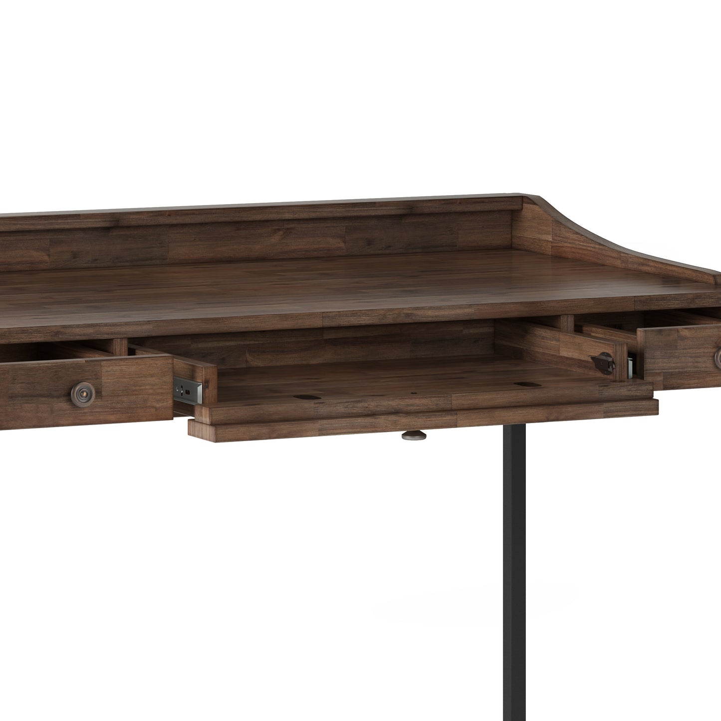 Ralston - Small Desk - Rustic Natural Aged Brown