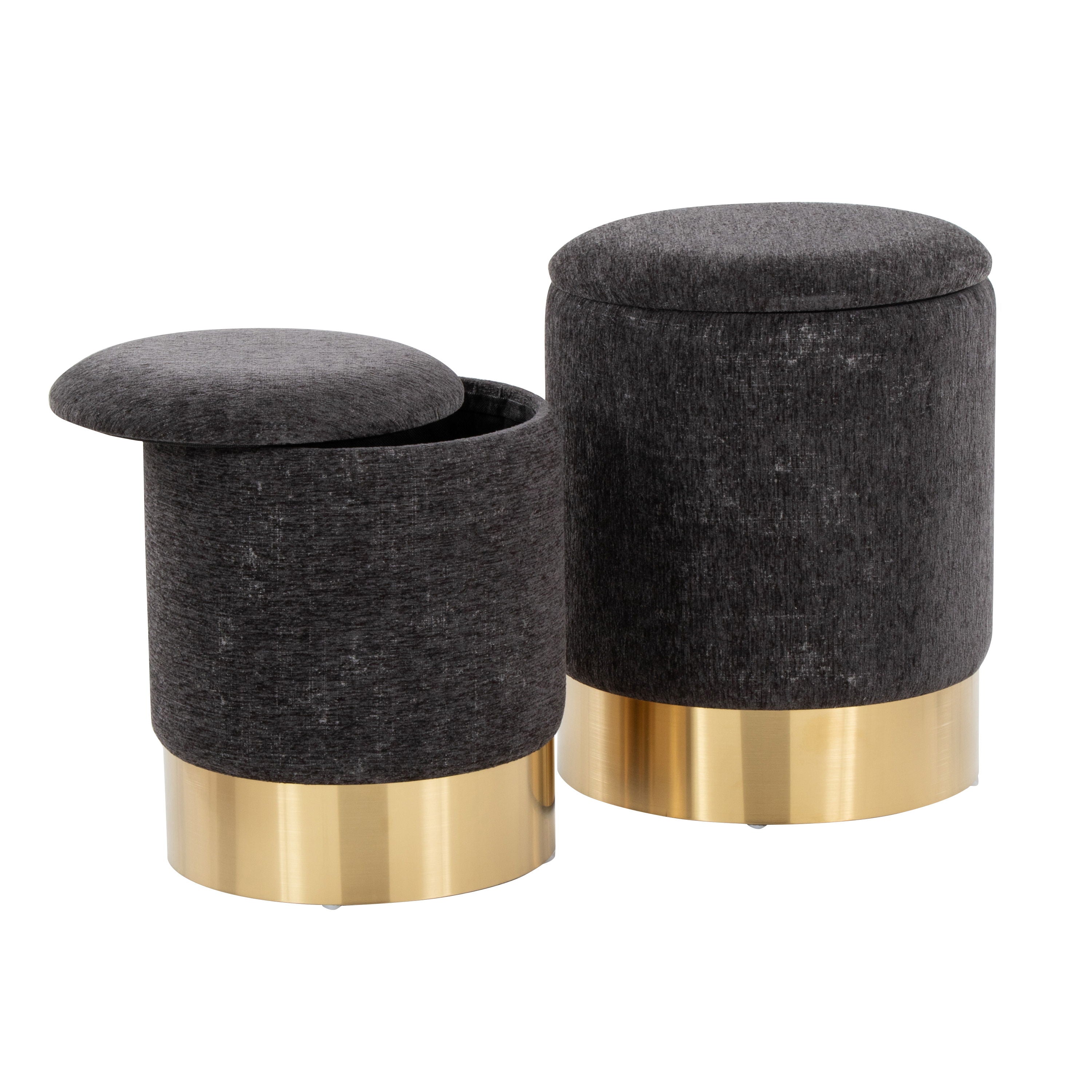 Marla - Contemporary Nesting Ottoman Set