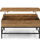 T1105-01 Natural Lift Top Coffee Table