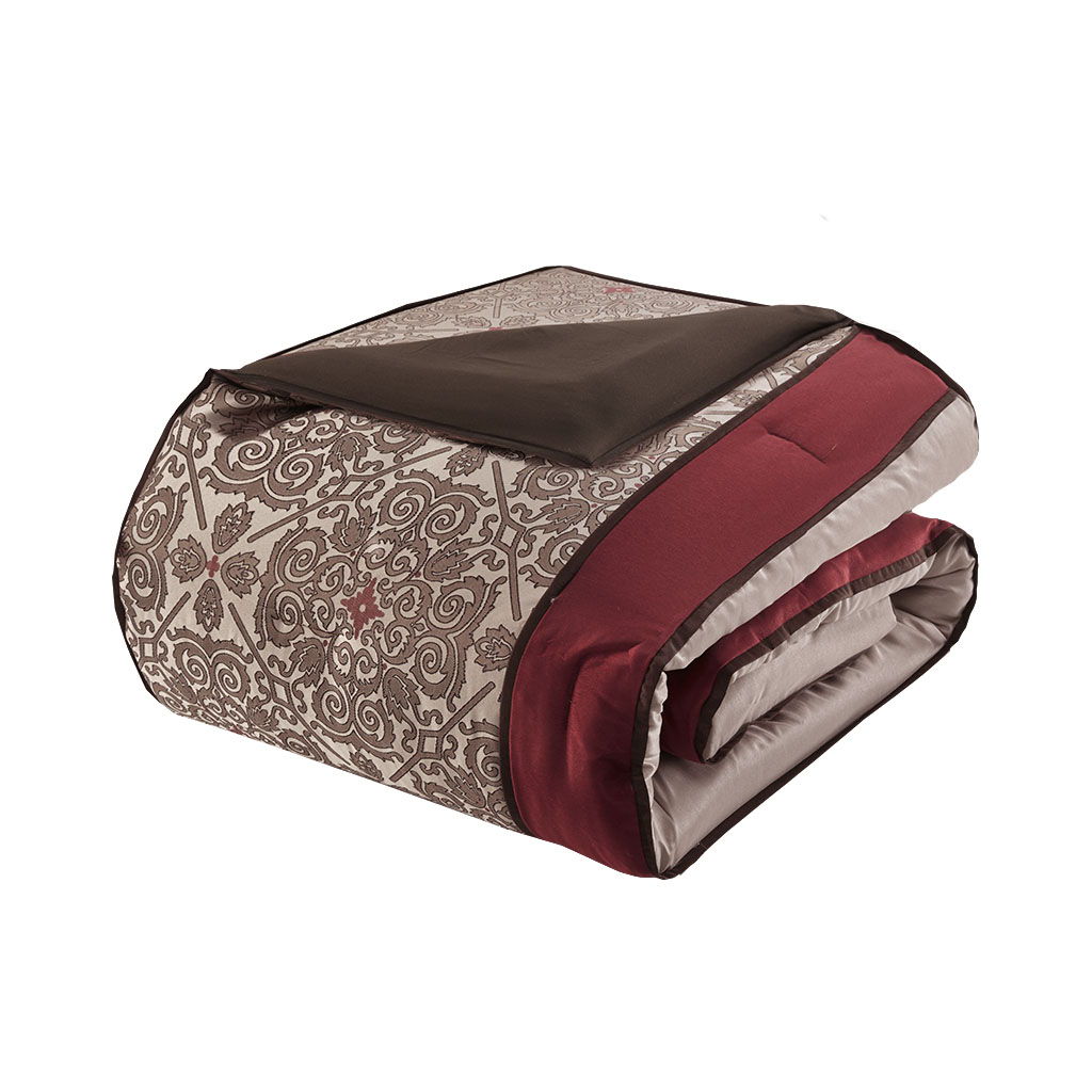 Delaney - California King 24 Piece Room In A Bag - Red