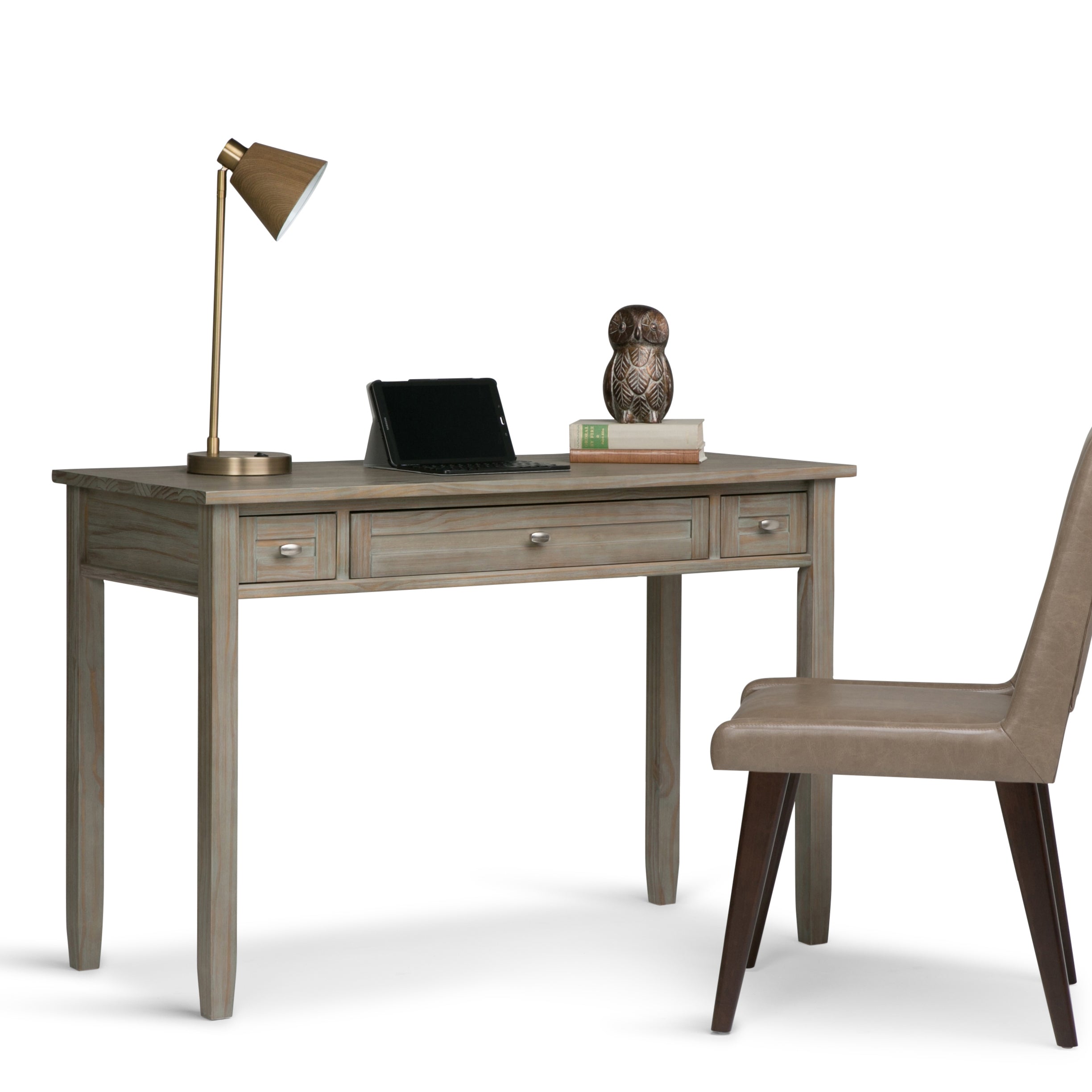 Warm Shaker - Desk - Distressed Grey