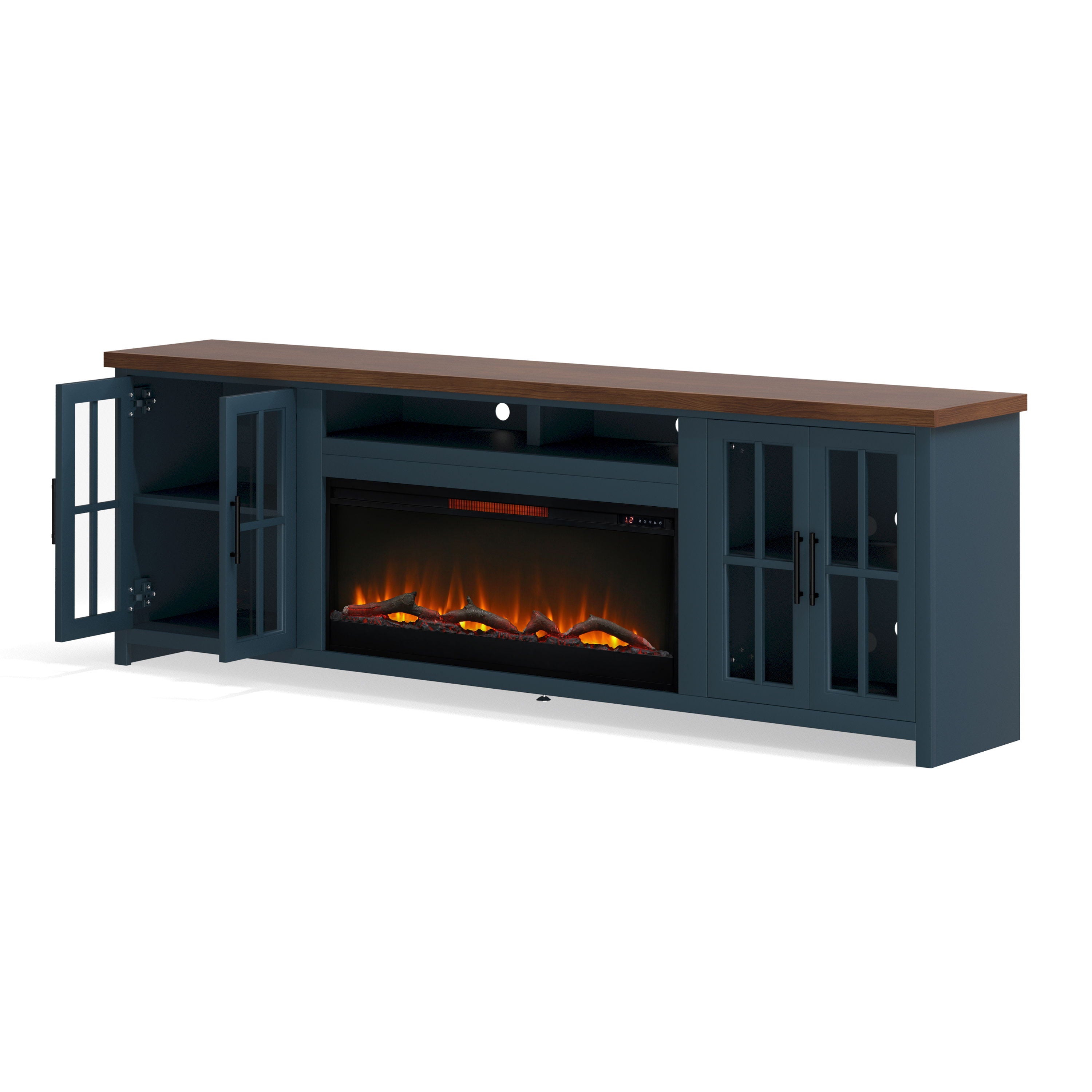 Nantucket - 74" Fireplace TV Stand Console