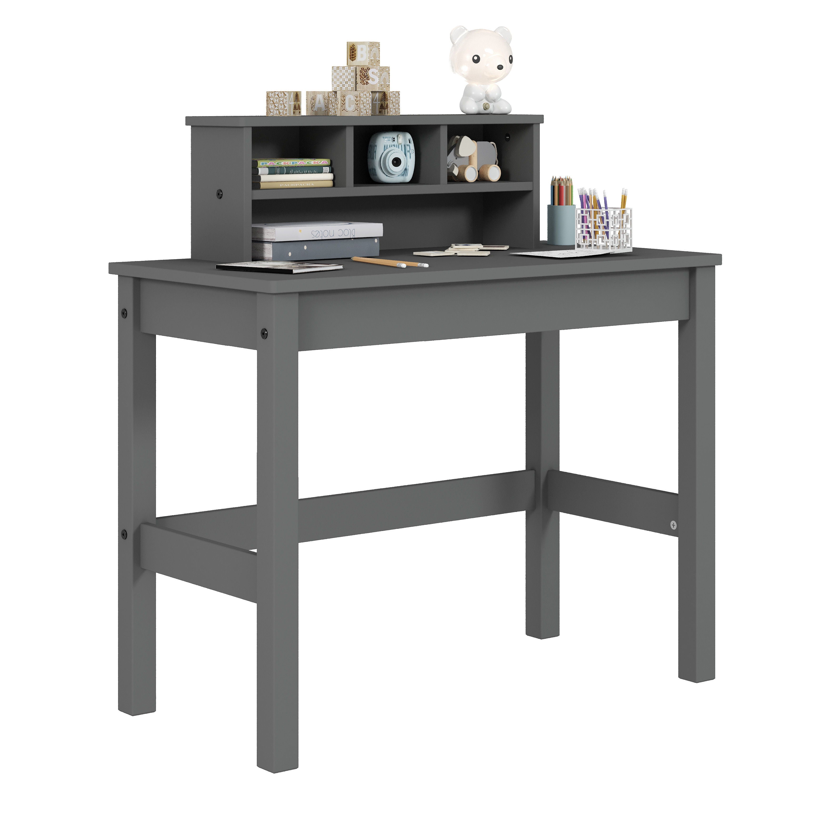 Logan - Writing Desk - Gray