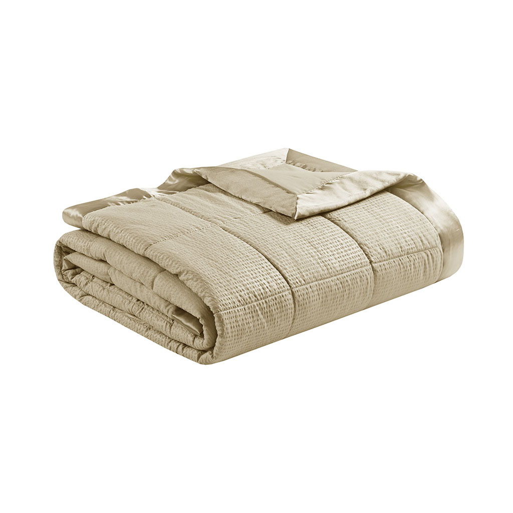 Cambria Premium Oversized Hypoallergenic Down Alternative Blanket With 3M Moisture Treatment - Taupe