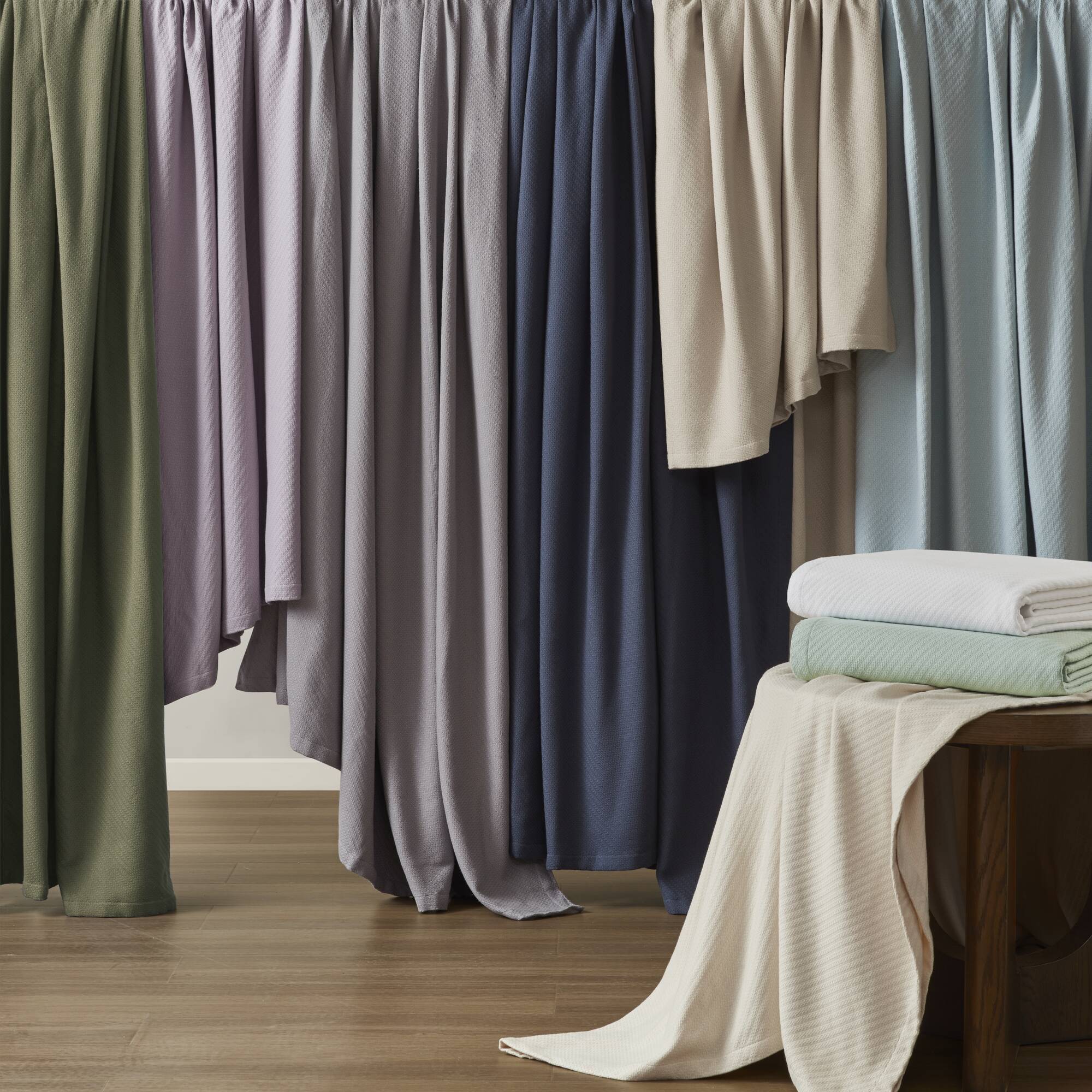 Liquid - Twin Blanket - Olive Green
