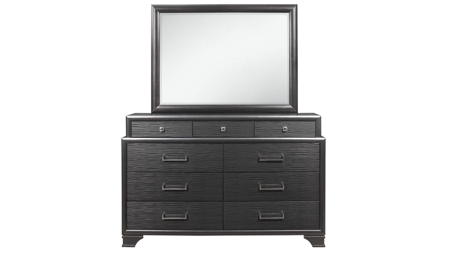 Jordyn - 5 Piece Queen Bedroom Set - Gray