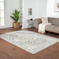 Distressed Medallion Woven Area Rug