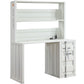 ACME Cargo Desk & Hutch, White 37887