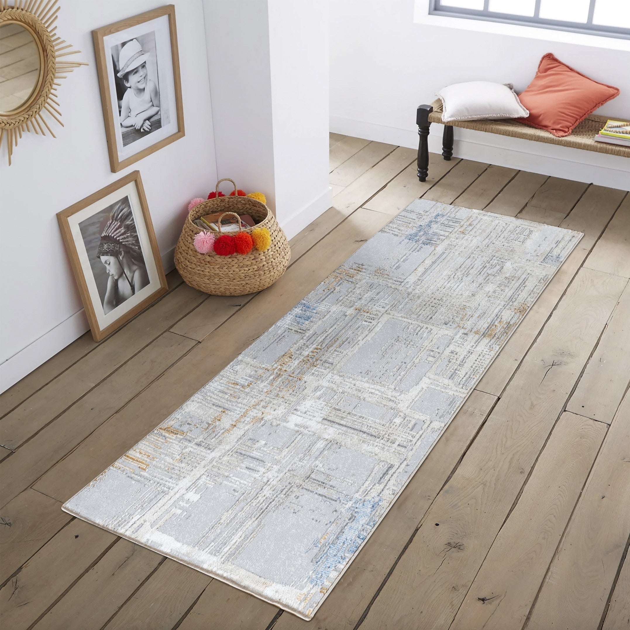 Textures GC_ART2006 Multi 7 ft. 10 in. x 9 ft. 10 in. Area Rug