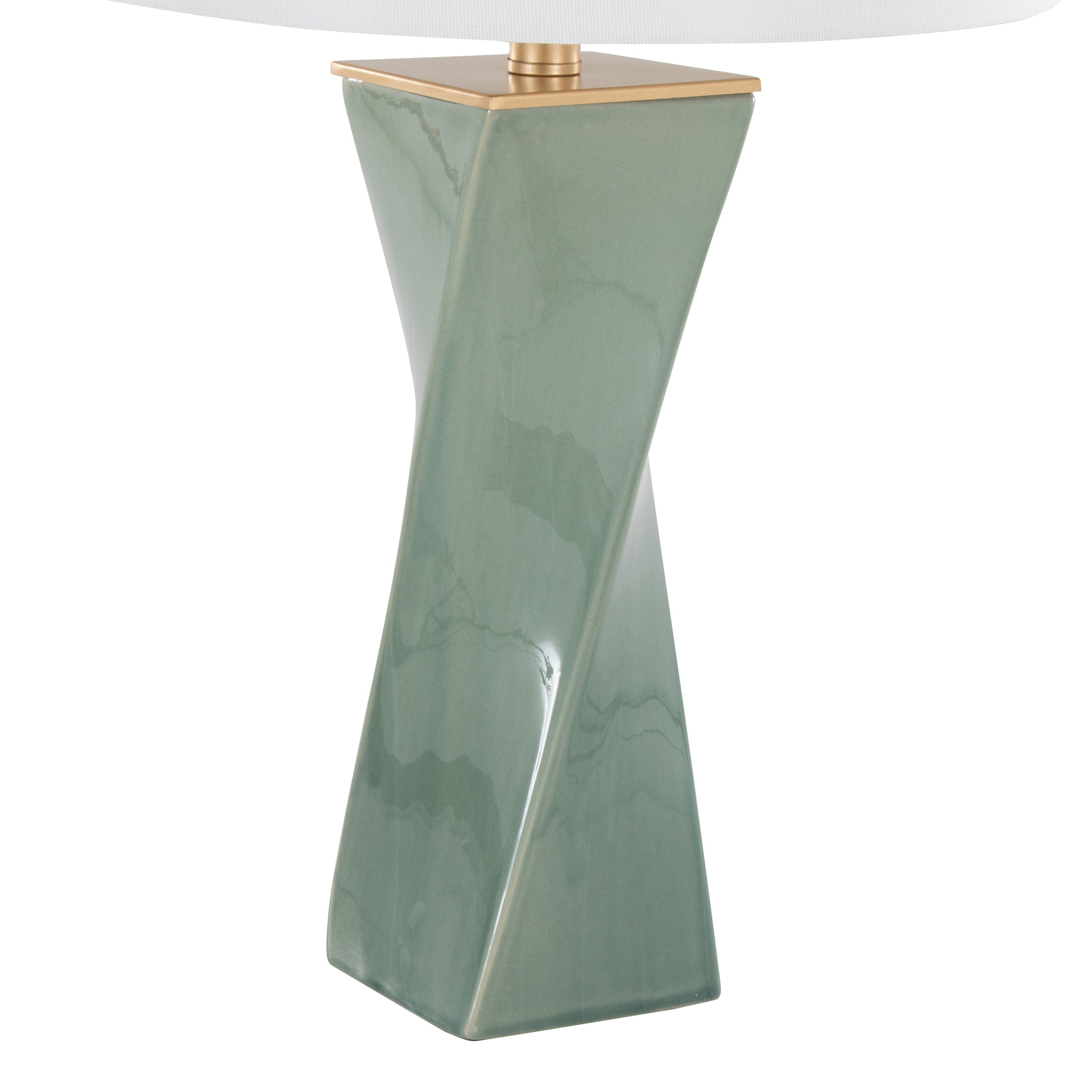 Curvo - Square Contemporary Table Lamp