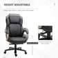 Big and Tall Executive Office Chair with Wide Seat, Computer Desk Chair with High Back Diamond Stitching, Adjustable Height & Swivel Wheels, Brown