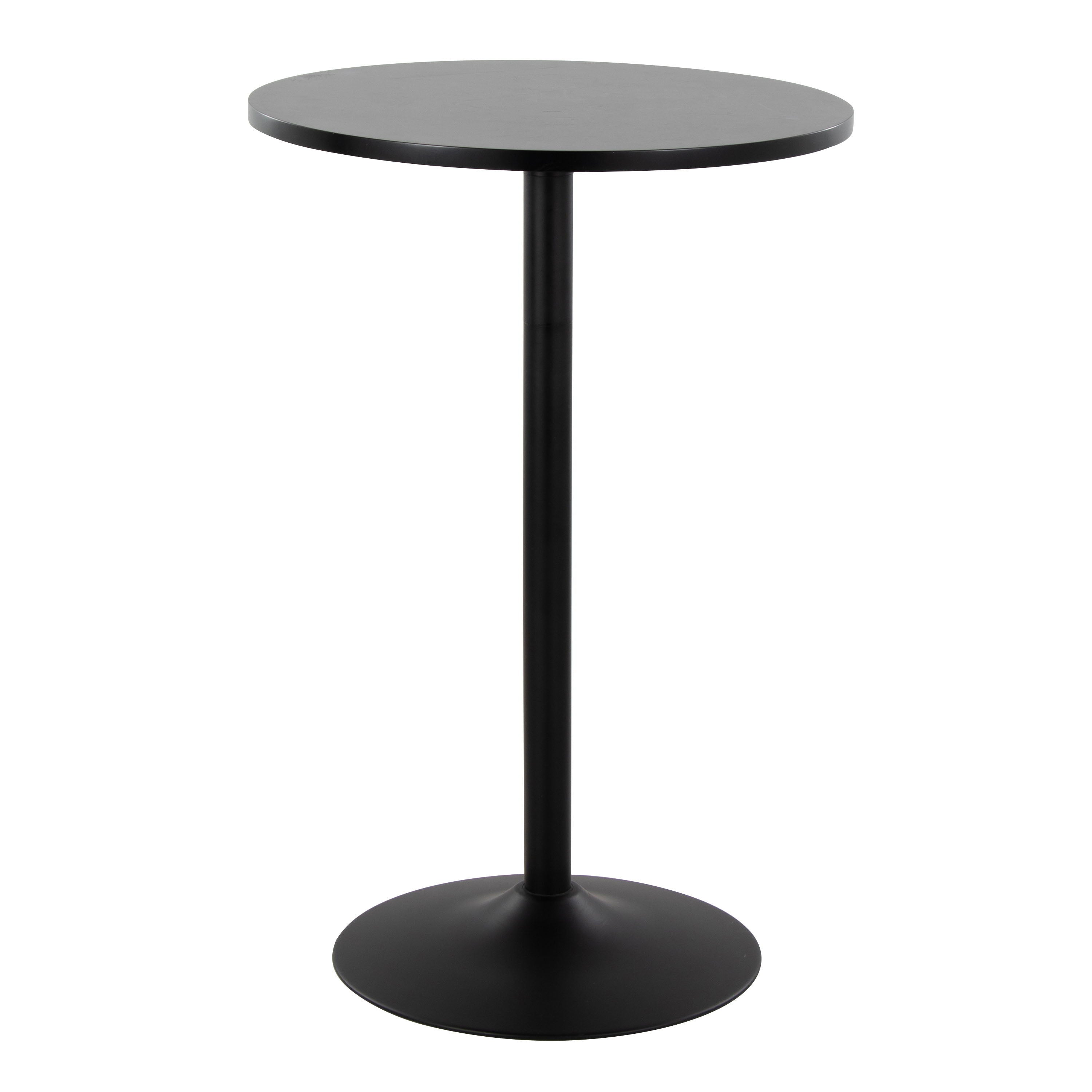 Pebble - Mid Century Modern Table Adjusts From Dining To Bar