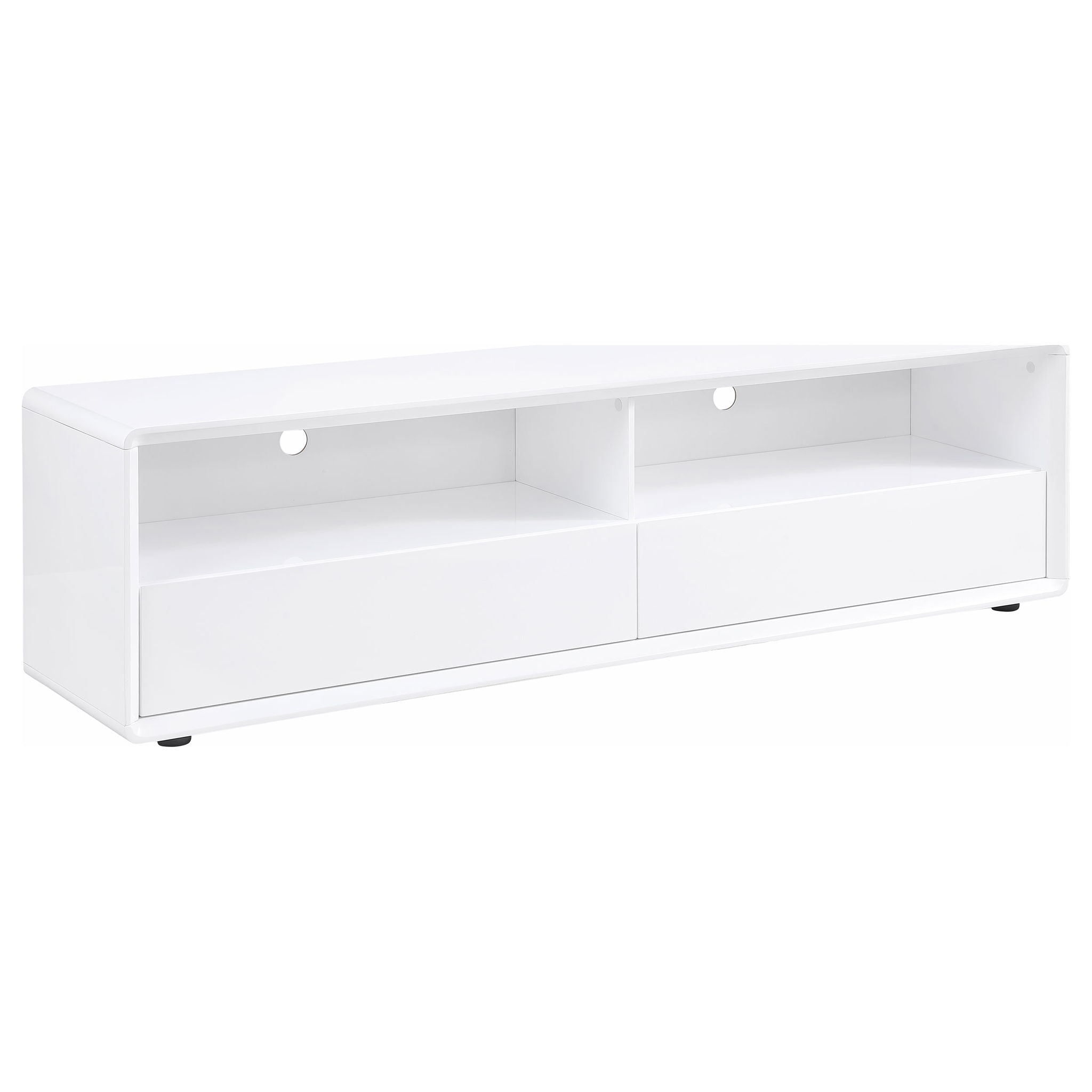 Cordova - 2 Drawer TV Stand - Gloss White