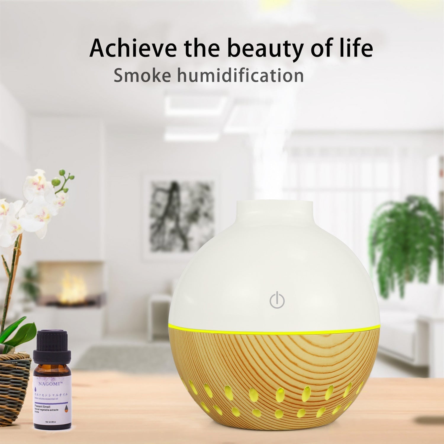 Mini Small Capacity Fog Humidifier Colorful Night Light Humidifier USB Air Humidification Office Desktop