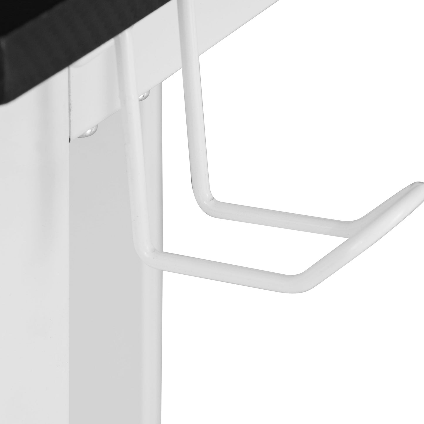 Techni Sport Warrior L-Shaped Gaming Desk, White