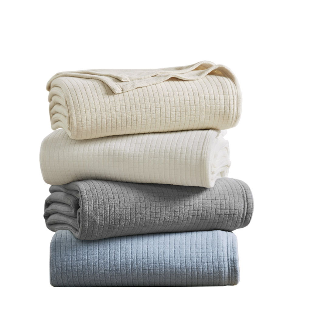 Microfleece - King Blanket - Ivory