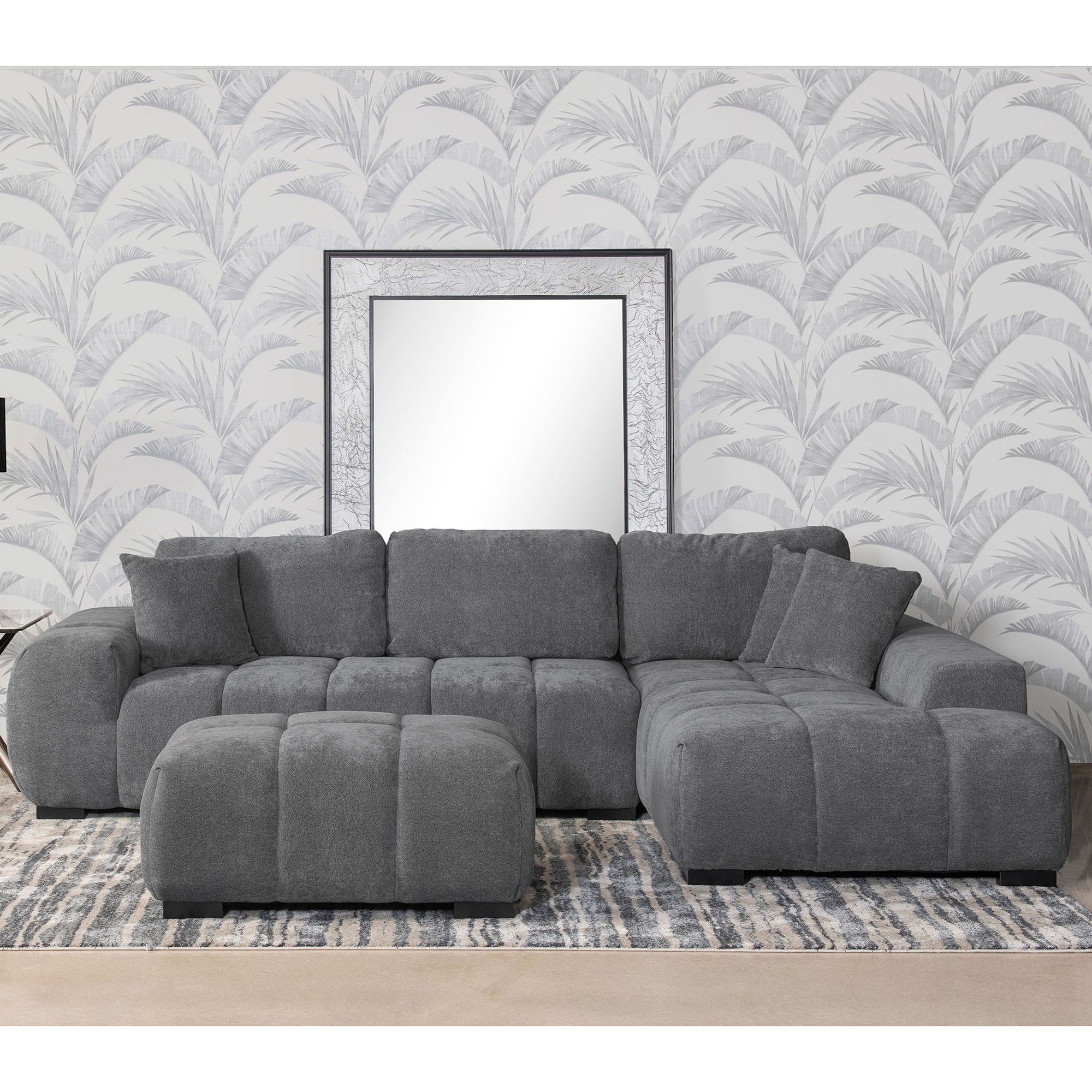 Plather - Sectional Chaise Sofa