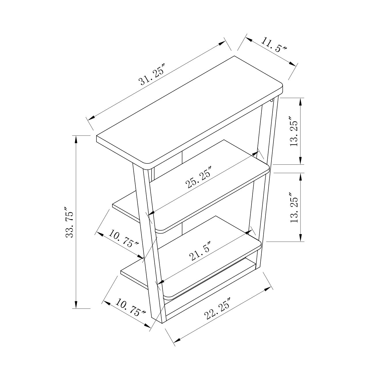 ID USA  212862 Console White & Weathered White