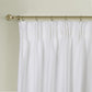 Newport Cotton Lining Window Curtains for Bedroom, Linen Curtains for Living Room, 84 Inches Long Curtains for Living Room, Soft White