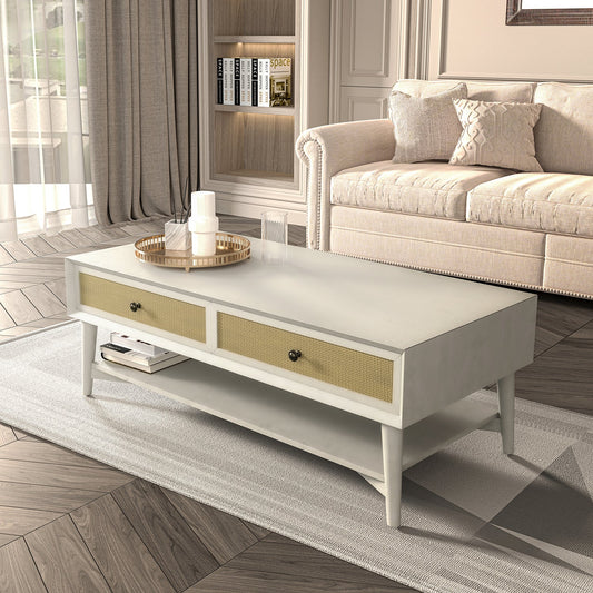 Geoftroy Coffee Table with Storage