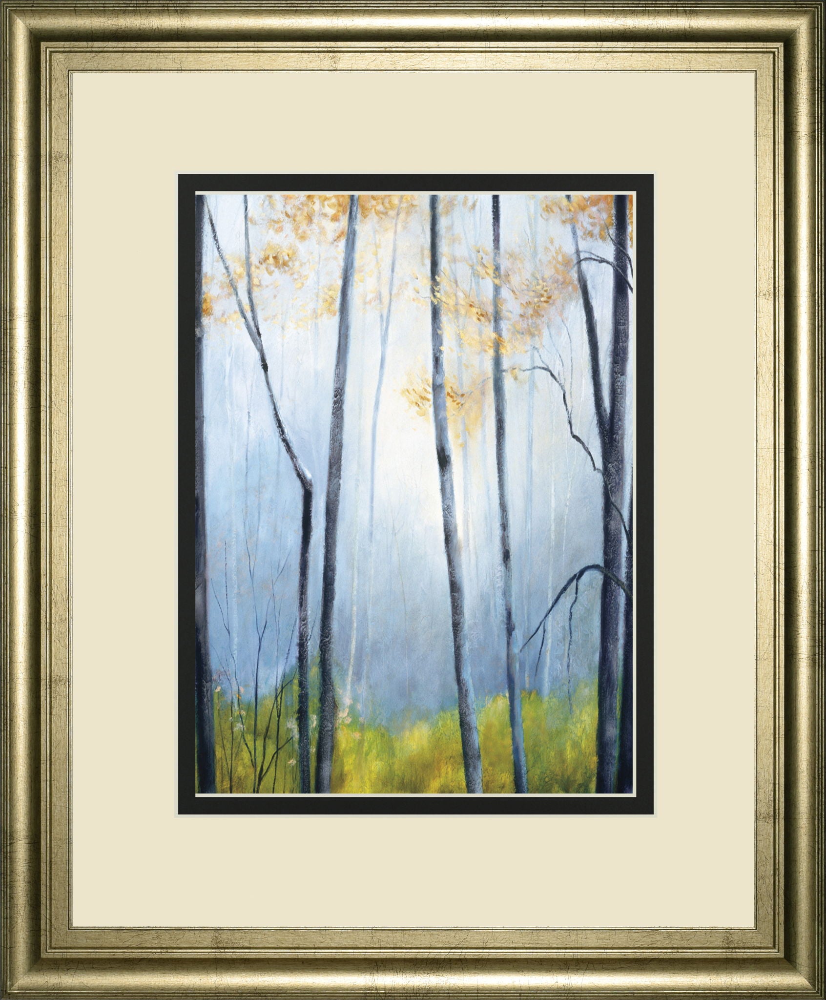 Tranquil River By Striffolino R. - Light Blue