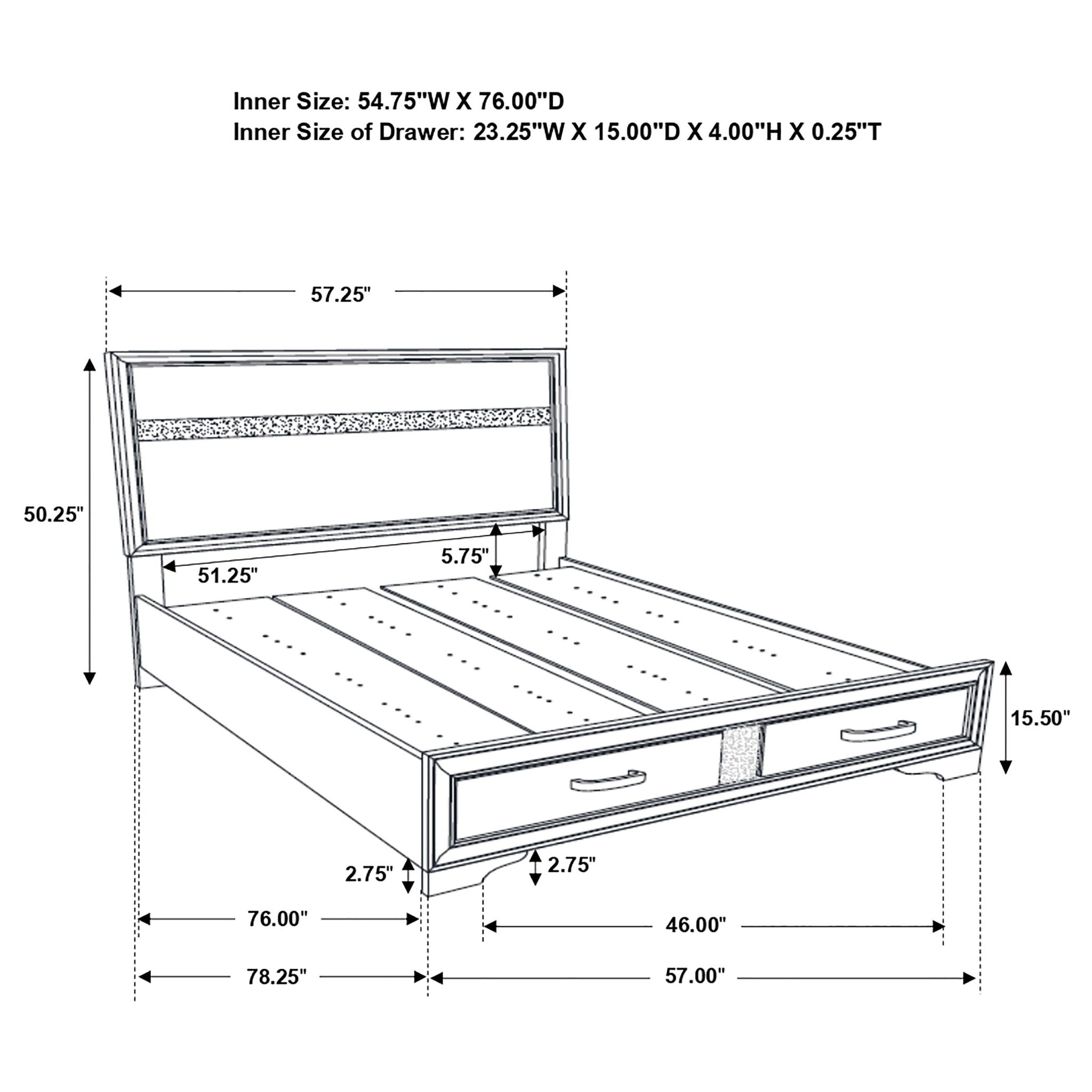 Urbana - Storage Panel Bed