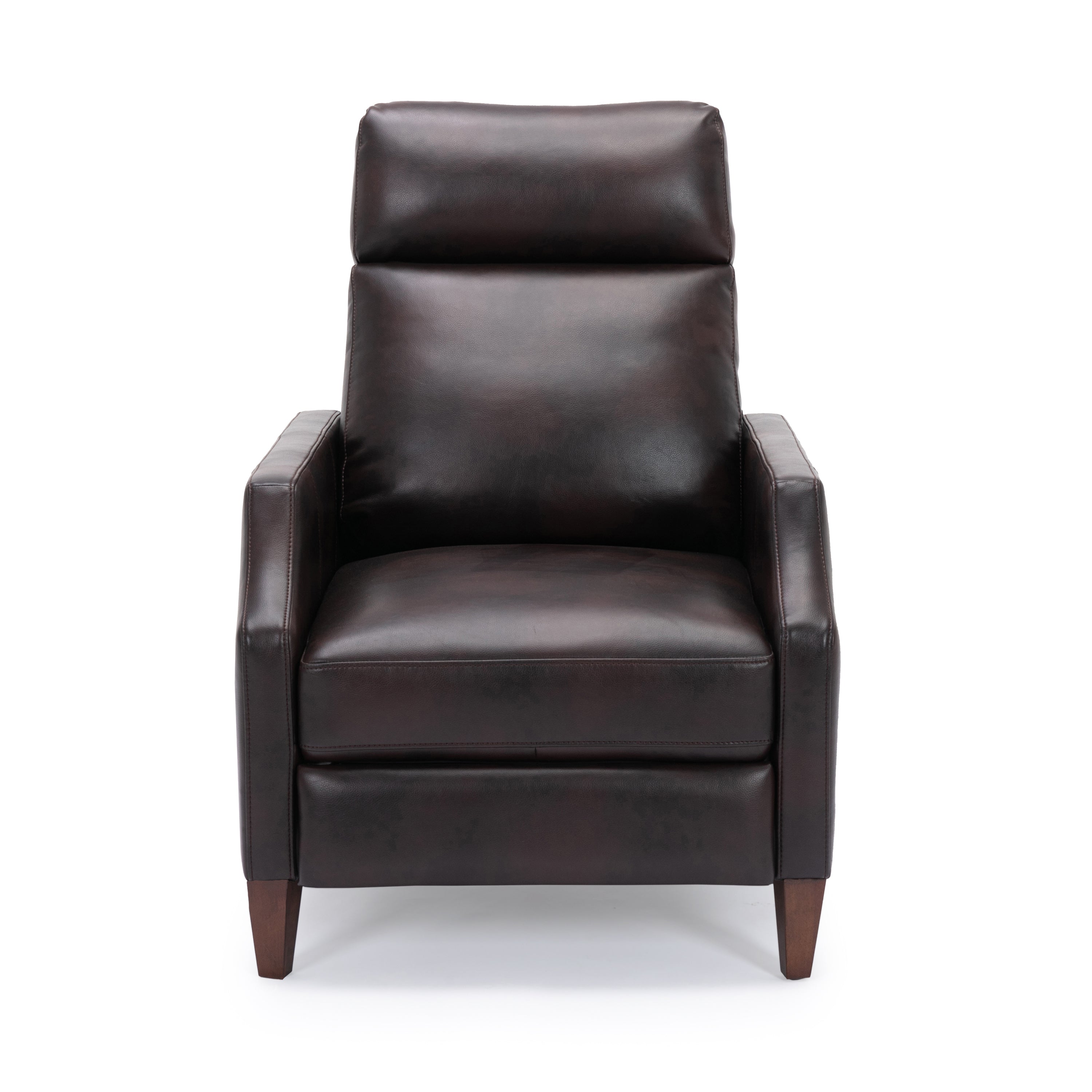 Biscoe Push Back Recliner - Burnished Brown