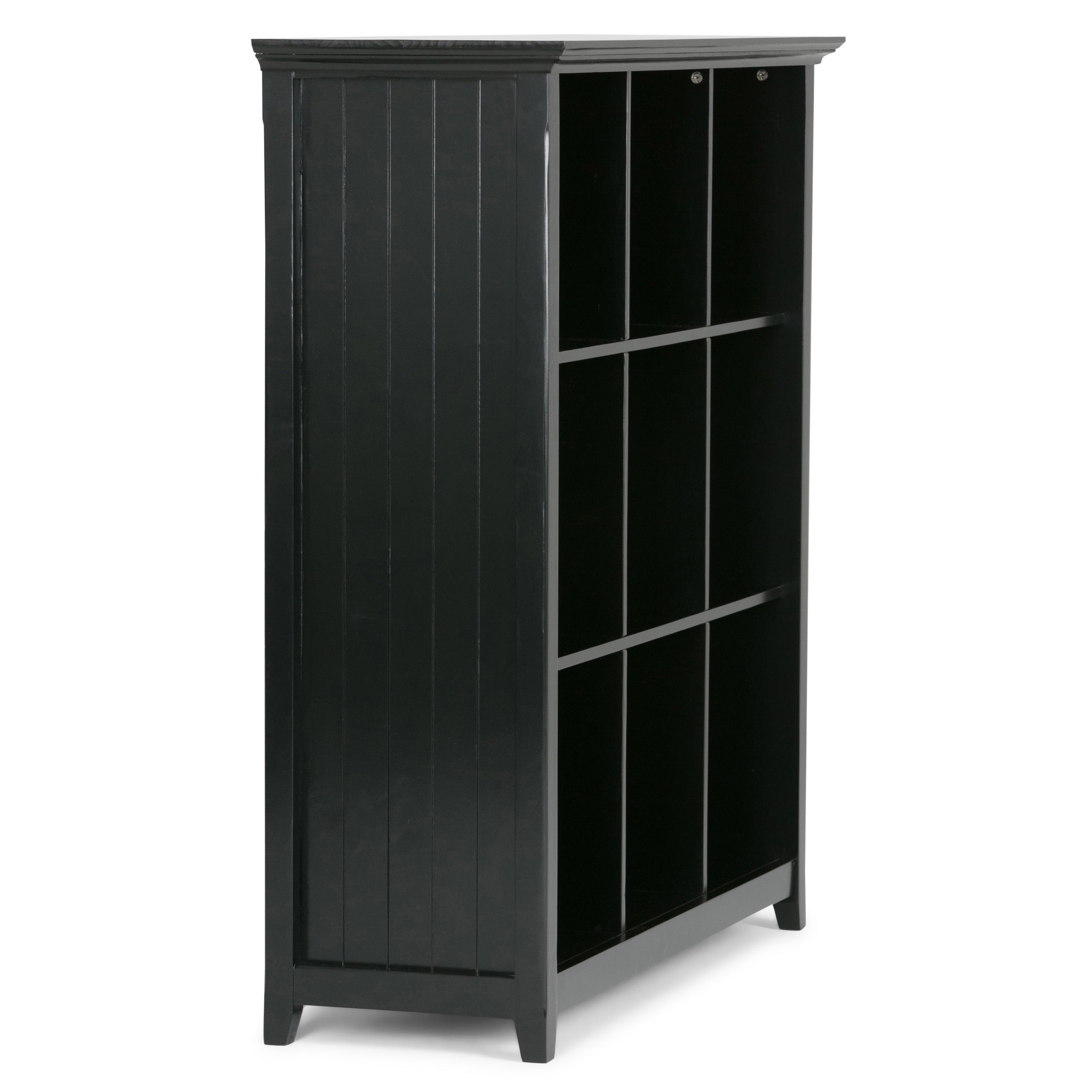 Acadian - 9 Cube Bookcase and Storage Unit - Black