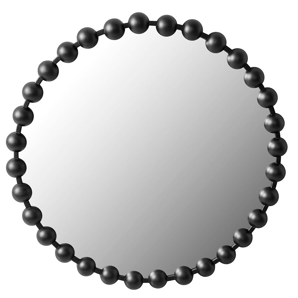 Marlowe - 27" Round Wall Decor Mirror - Black