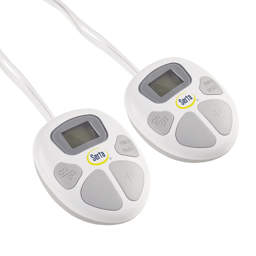 Plush - King Heated Mattress Pad - White