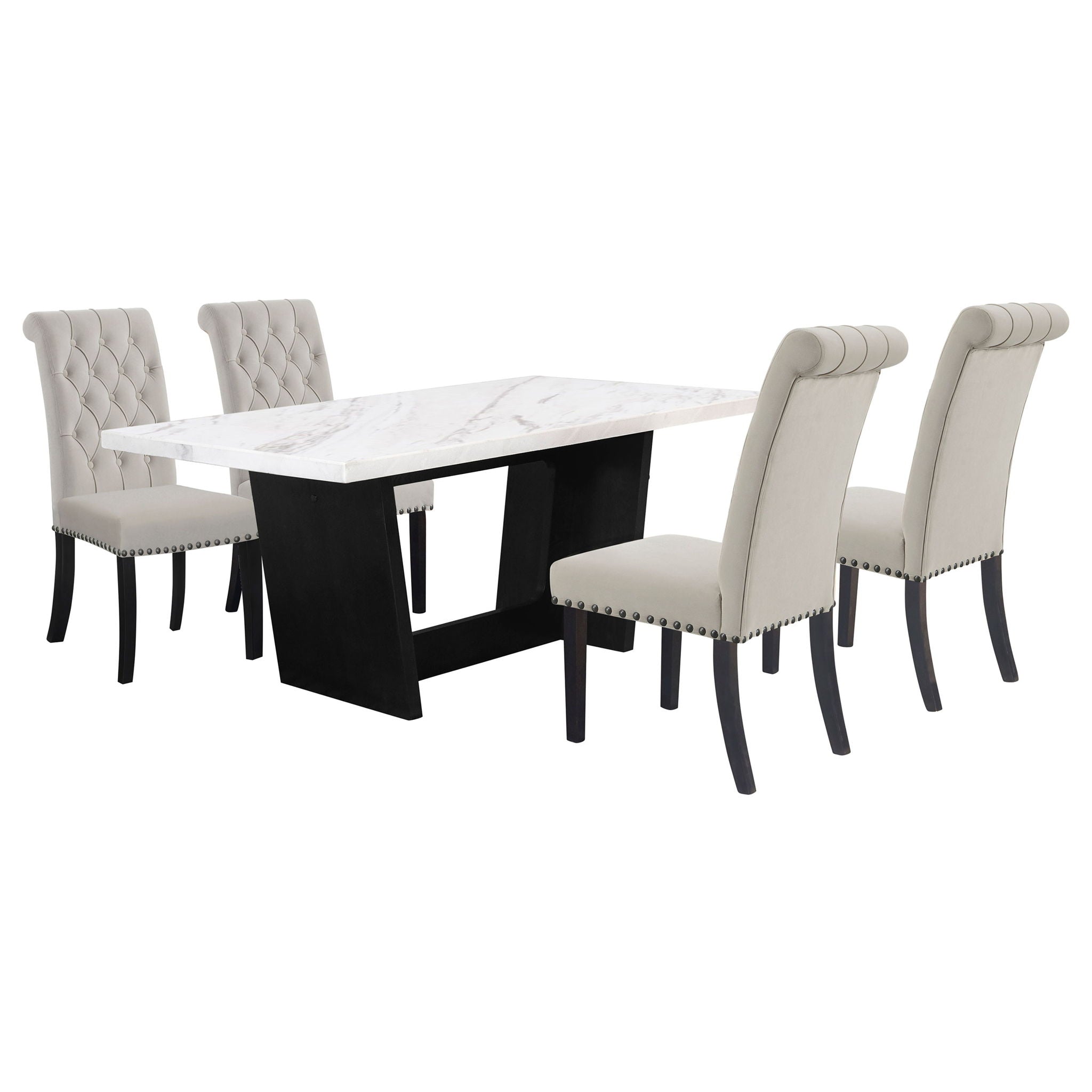 Rectangular Dining Table Set With Chairs