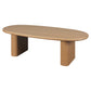 51'' Tapered Tabletop Coffee Table (NATURAL WOOD)