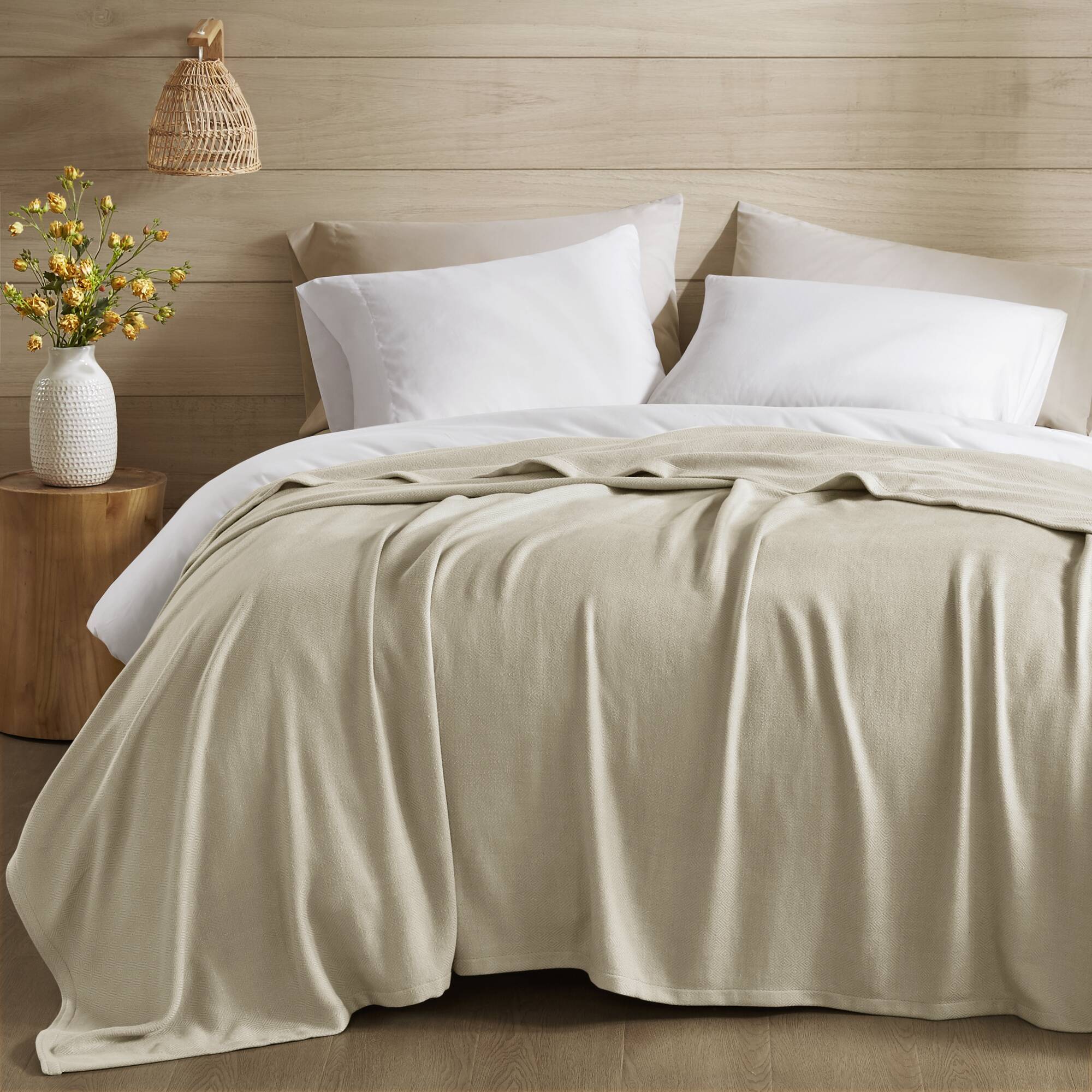 Bamboo Cotton - Twin Rayon From Blanket - Khaki
