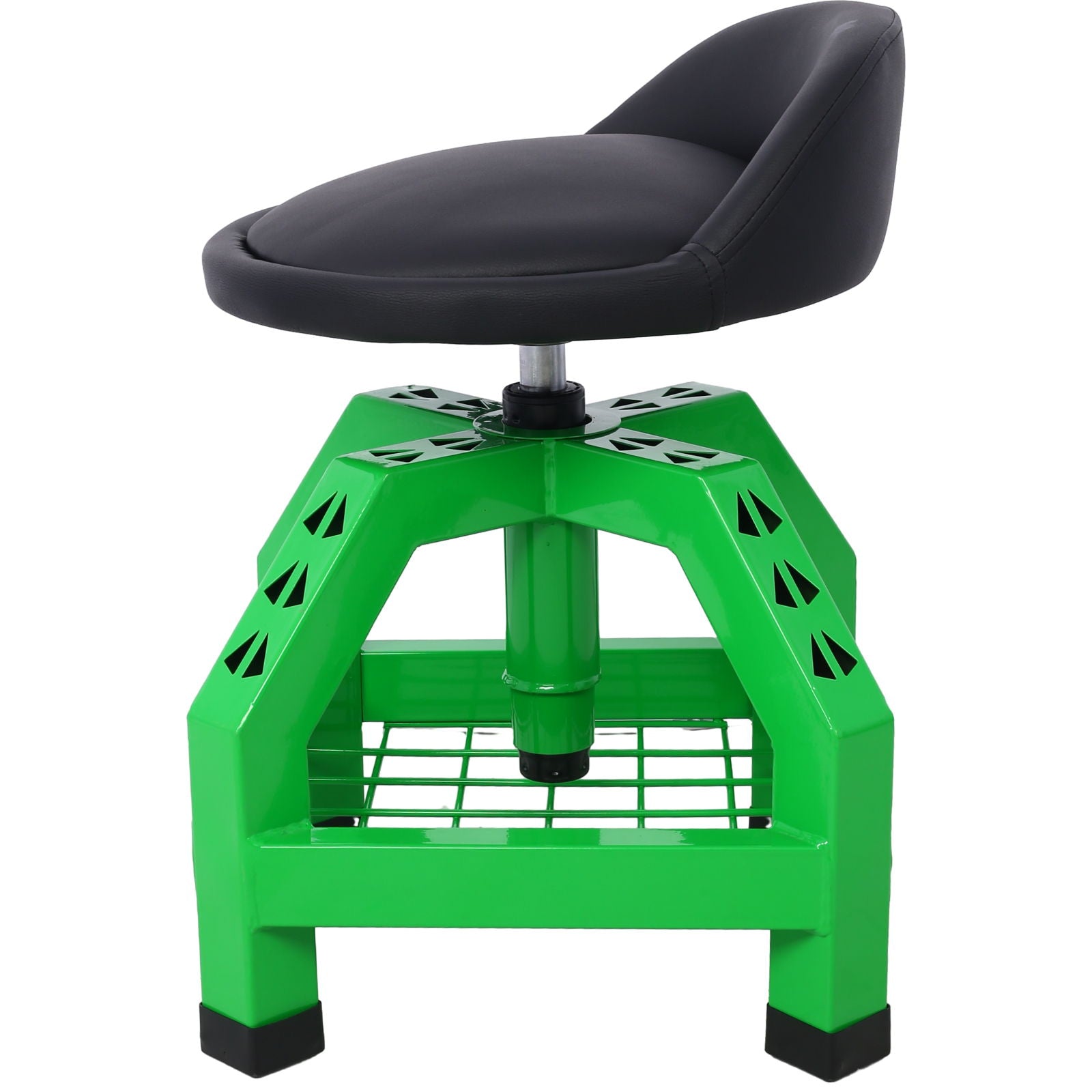 Pneumatic 360 Degree Swivel Stool, Mechanics Rolling Creeper Seat, Heavy Duty Rolling Mechanics Stool, Shop Stool With Casters