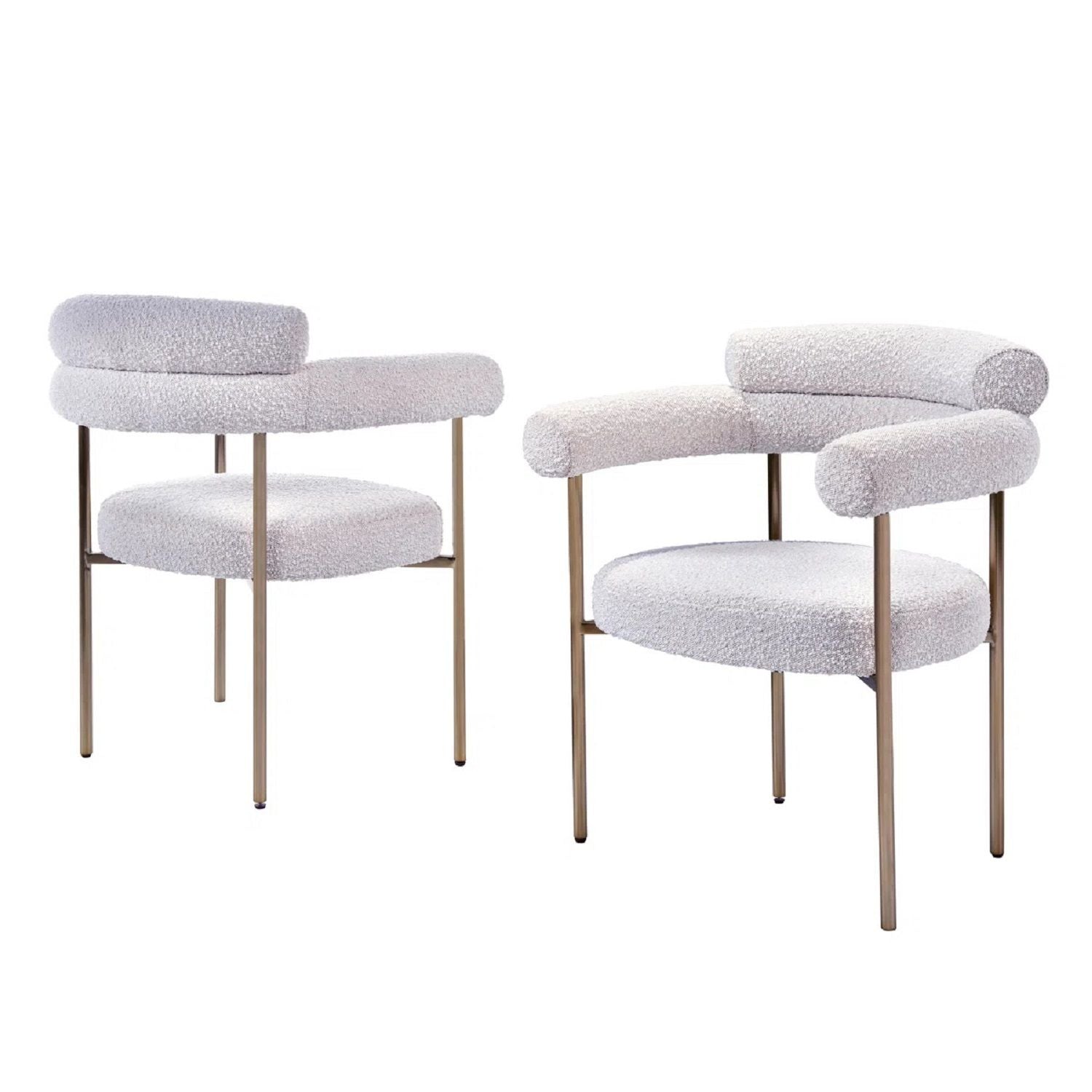 Dining Chairs With Armrests (Set of 2)